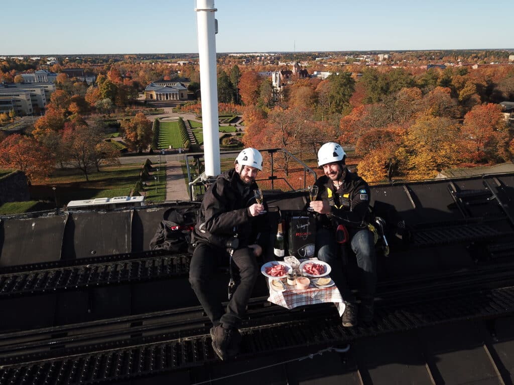 Middag för två på taket