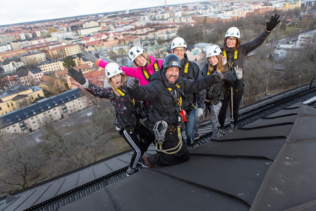 Takvandring på slottet